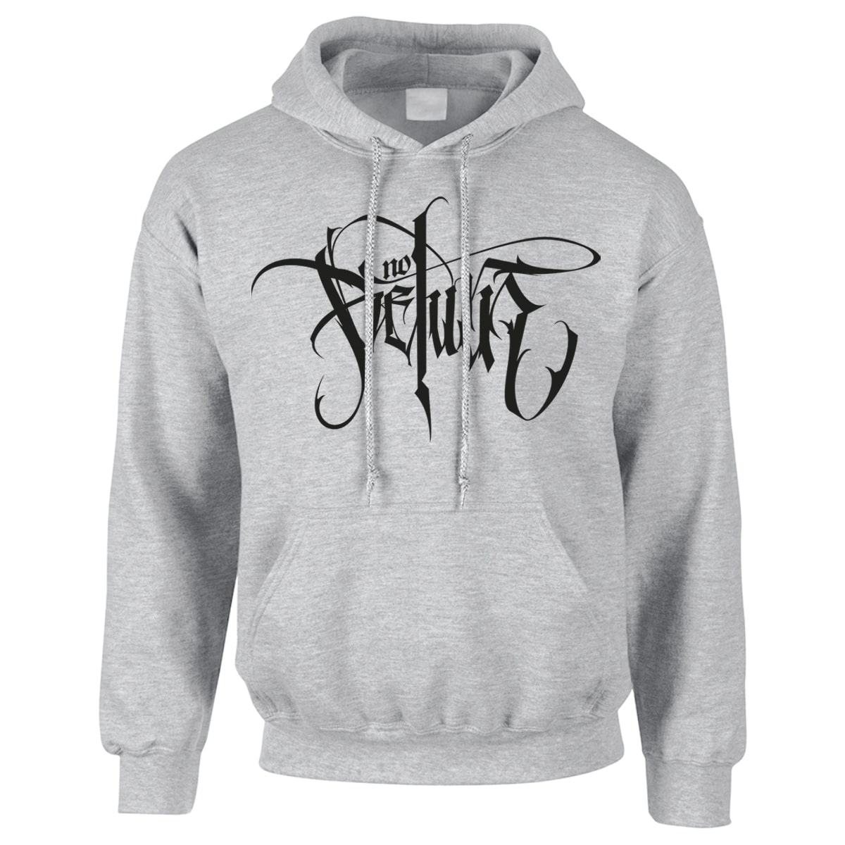 Bild von 'NO RETURN' KALLIGRAPHIE - HOODY [grau]